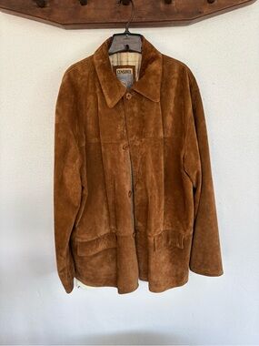 Men’s Suede Jacket in Brown